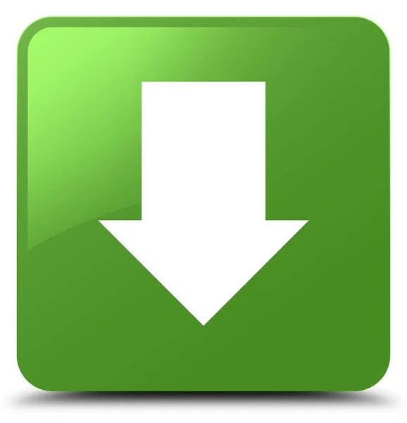 Télécharger flèche icône bouton carré vert doux — Photo