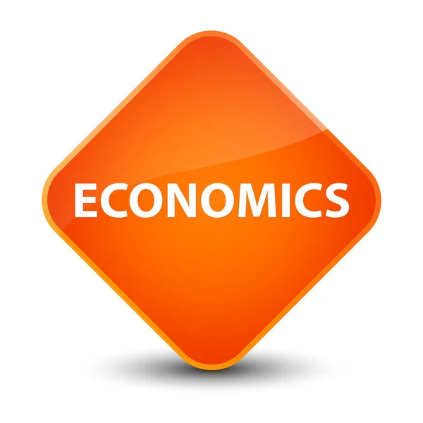 Economía elegante botón de diamante naranja —  Fotos de Stock