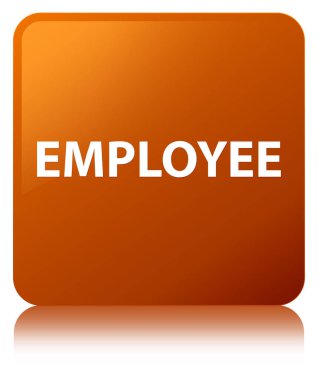 Çalışan kahverengi kare düğmesini