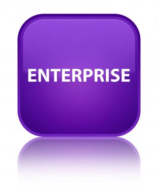 Kurumsal özel mor kare düğme