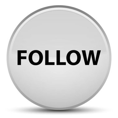 Özel beyaz yuvarlak düğmesini izleyin