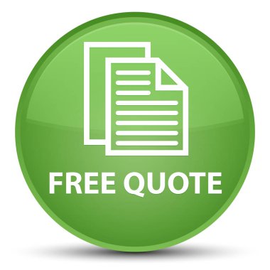 Ücretsiz teklif özel yumuşak yeşil yuvarlak düğmesi