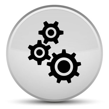 Gears'ın kutsal kişilerin resmi özel beyaz yuvarlak düğme