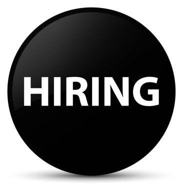 İşe siyah yuvarlak düğmesi