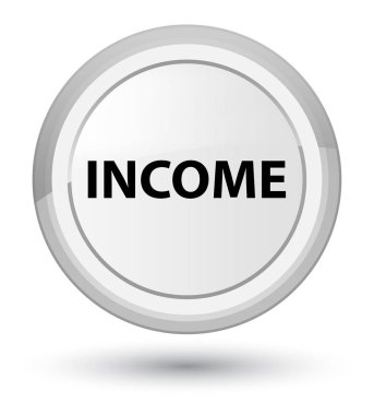 Gelir baş beyaz yuvarlak düğmesi