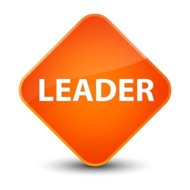 Lideri zarif Turuncu elmas düğmesi