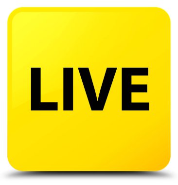 Canlı sarı kare düğme