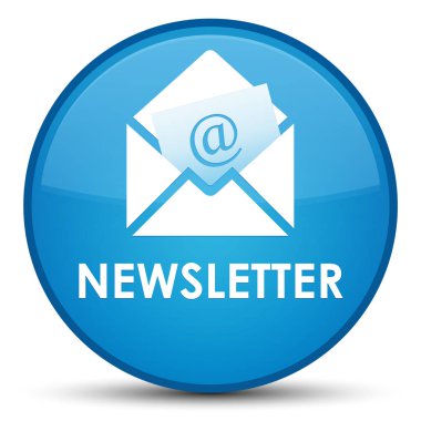 Bülten özel camgöbeği mavi yuvarlak düğmesi