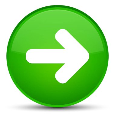 İleri ok simgesini özel yeşil yuvarlak düğmesini