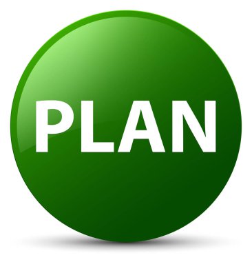 Yeşil yuvarlak düğmeye planı