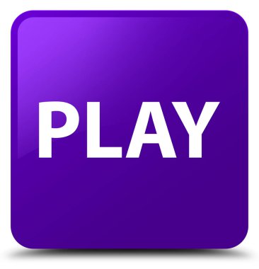 Oyun mor kare düğme