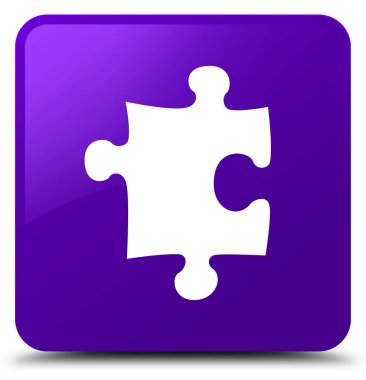 Bulmaca kutsal kişilerin resmi mor kare düğme