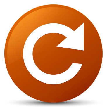 Yanıt döndürme simgesi düğmesini kahverengi