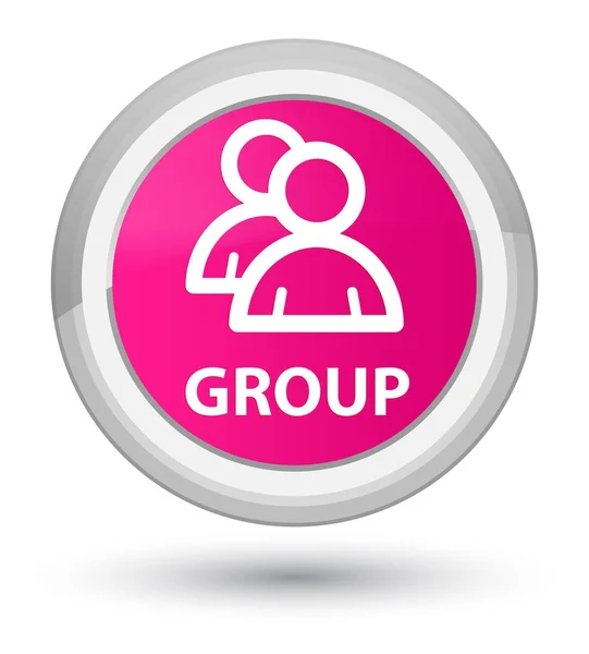 Grupa prime różowy okrągły przycisk — Zdjęcie stockowe