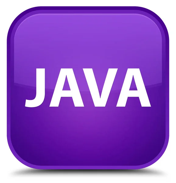 Java special purple square button — Stock Photo, Image