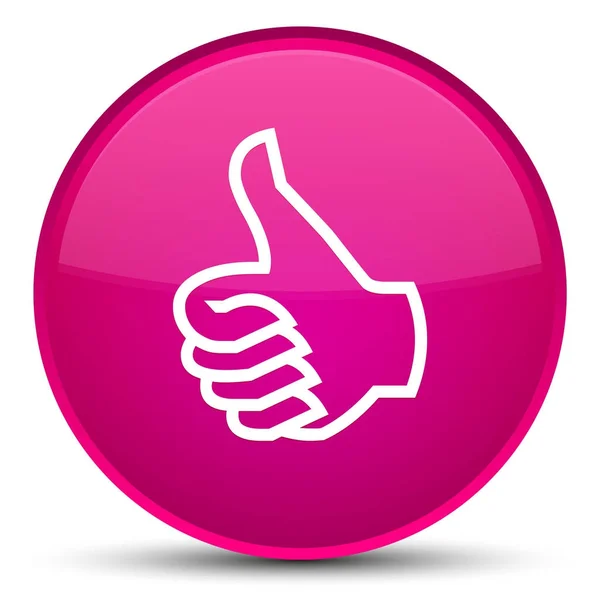 Like icon special pink round button — Stock Photo, Image