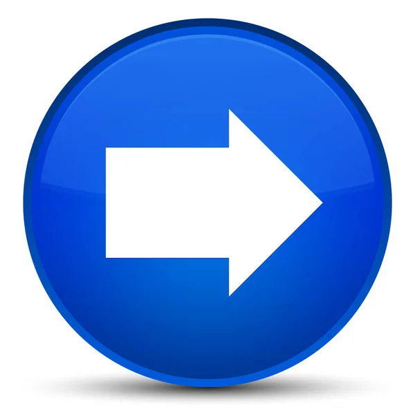 Next arrow icon special blue round button — Stock Photo, Image