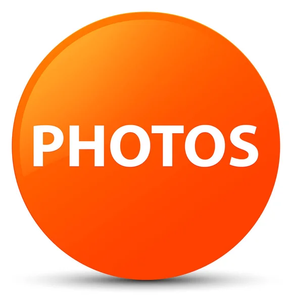 Zdjęcia pomarańczowy okrągły przycisk — Zdjęcie stockowe