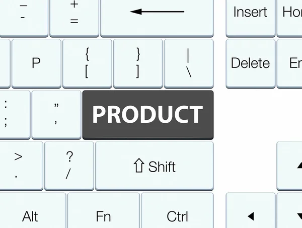 Produto botão teclado preto — Fotografia de Stock