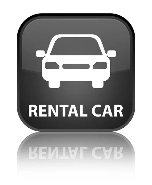 Rental car special black square button — Stock Photo, Image