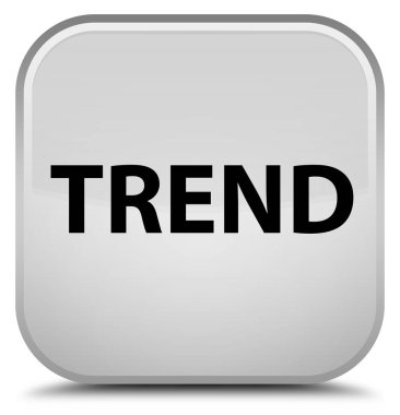 Eğilim özel beyaz kare düğme