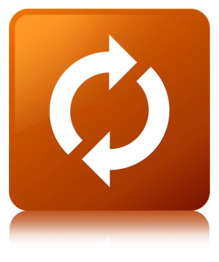 Güncelleştirme simgesini kahverengi kare düğme