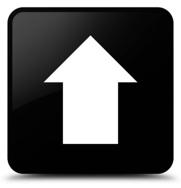 Ok simgesi siyah kare düğmesini upload