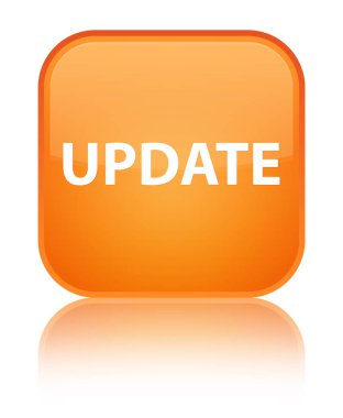 Güncelleştirme özel turuncu kare düğme