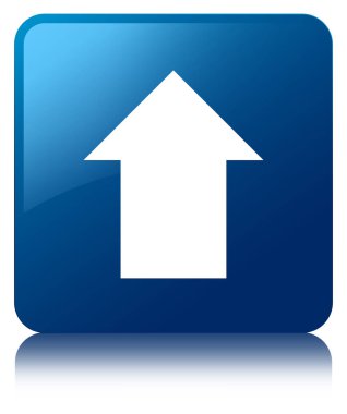 Ok simgesi mavi kare düğmesini upload