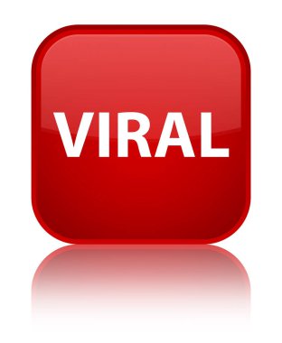 Viral özel kırmızı kare düğme