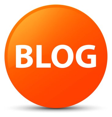 Blog turuncu yuvarlak düğmesi