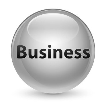 İş camsı beyaz yuvarlak düğmesi