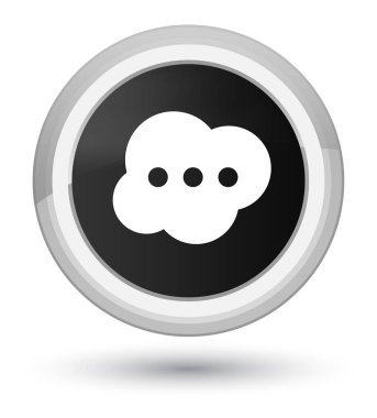 Beyin kutsal kişilerin resmi ana siyah yuvarlak düğme