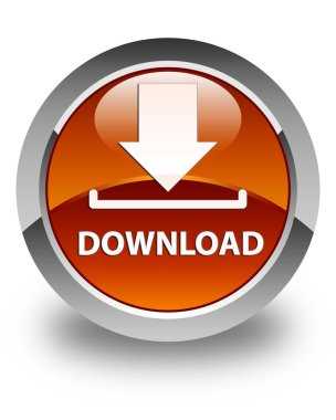 Parlak kahverengi yuvarlak düğme download