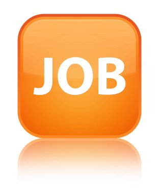 İş özel turuncu kare düğme