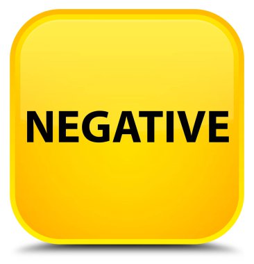 Negatif özel sarı kare düğme