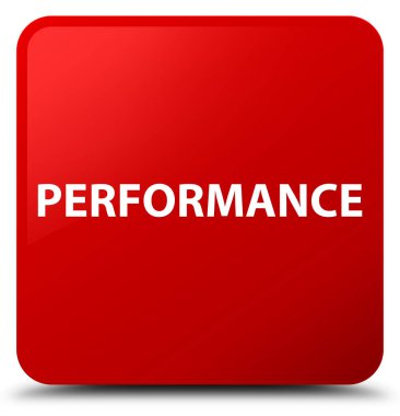 Performans kırmızı kare düğme