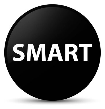 Akıllı siyah yuvarlak düğmesi