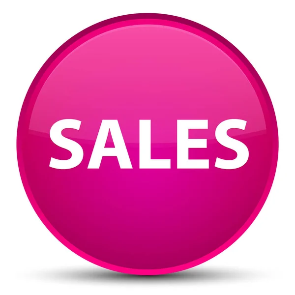 Sales special pink round button — Stock Photo, Image