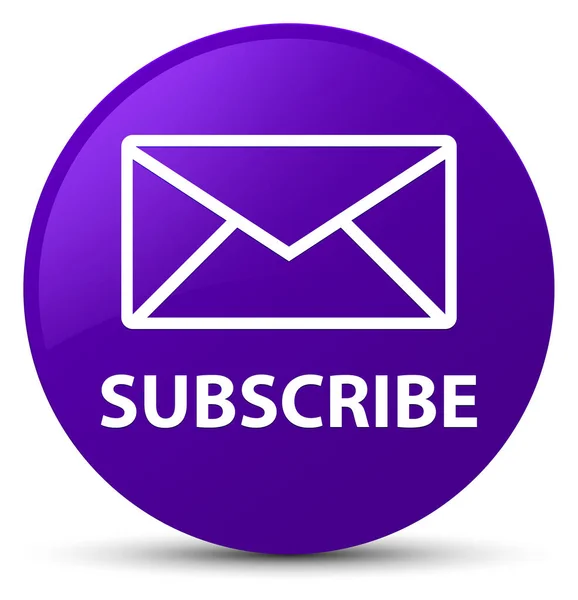 Subscribe (email icon) purple round button