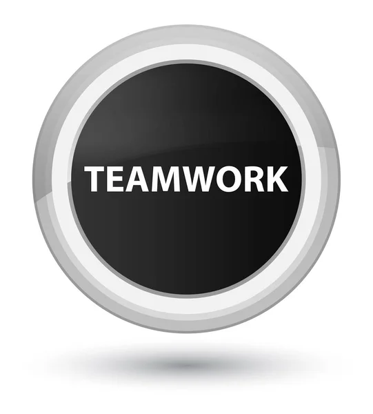 Bouton rond noir Teamwork prime — Photo