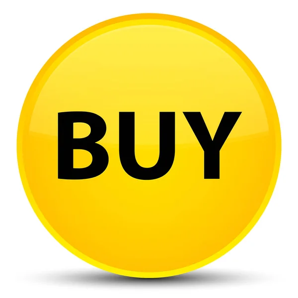 Buy special yellow round button — Stock Photo, Image