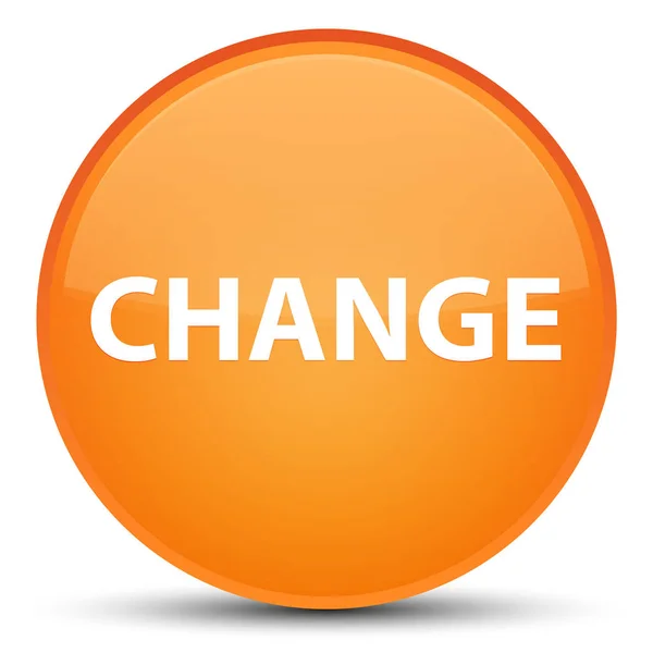 Cambiar botón redondo naranja especial —  Fotos de Stock