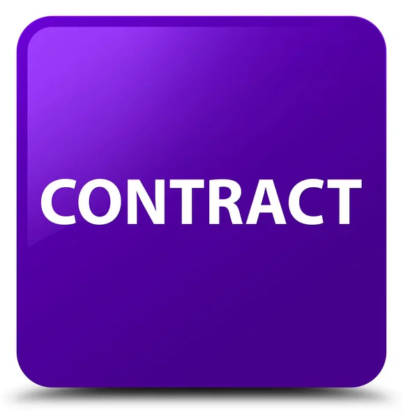 Contract paarse vierkante knop — Stockfoto