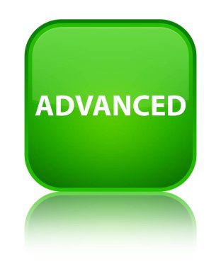 Gelişmiş özel yeşil kare düğme