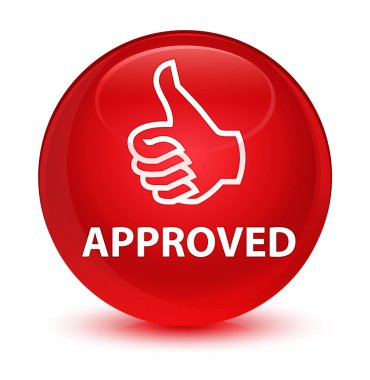 (Simge Yaşasın) cam gibi kırmızı yuvarlak düğmesi onaylı