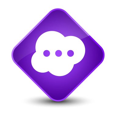 Beyin kutsal kişilerin resmi zarif mor elmas düğme