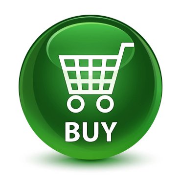 Cam gibi yumuşak yeşil yuvarlak düğmesi satın