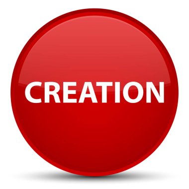 Oluşturma özel kırmızı yuvarlak düğmesi