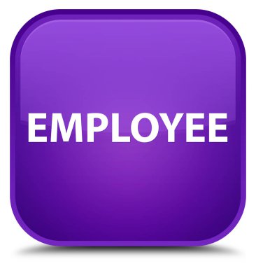 Çalışan özel mor kare düğmesini